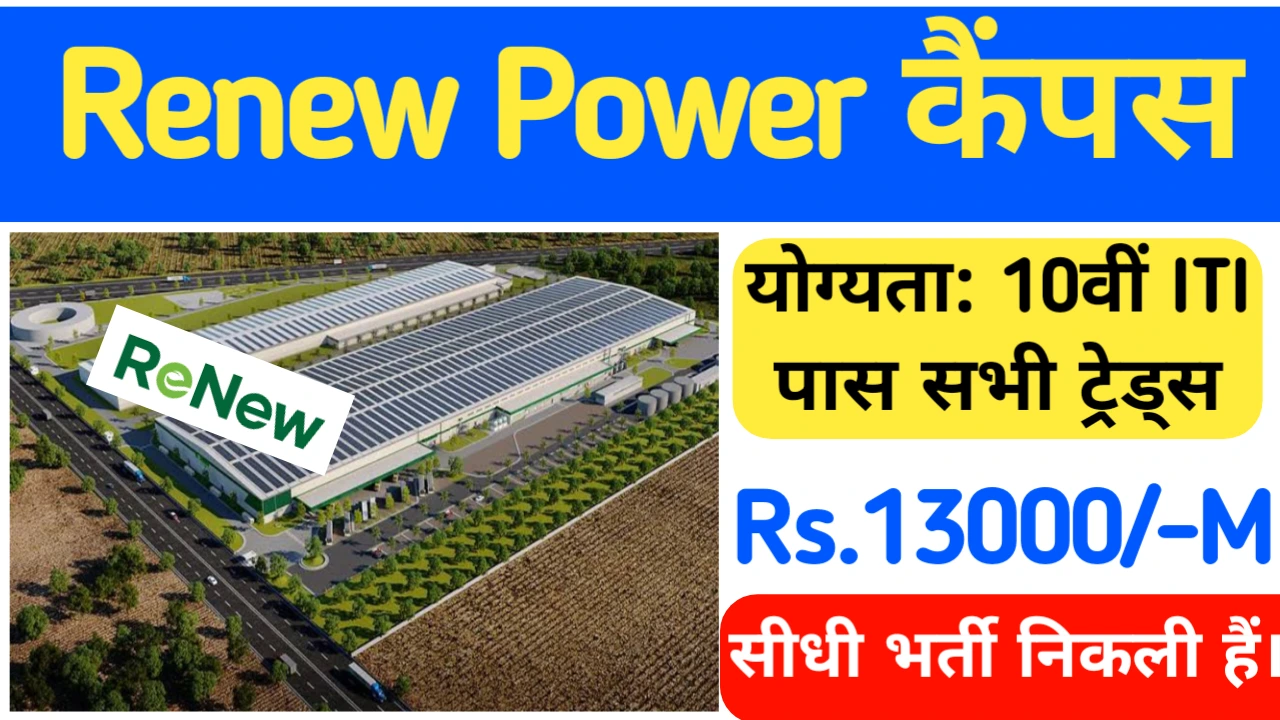 Renew Power Ltd Campus Placement 2024